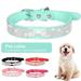 Pet Enjoy Rhinestone Dog Collar Cute Dazzling Sparkling Soft Adjustable Dog Cat Rhinestone Collar Crystal Diamond Pet Dog Puppy Collar