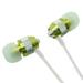 Super Bass Noise-Isolation Metal 3.5mm Stereo Earbuds/ Headset/ Handsfree for iPad mini (2019) 4 3 mini iPod Touch ( (2019) 6th 5th 4th 3rd 2nd gen) Nano (Green) - w/ Mic