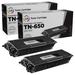 LD Products Compatible Toner Cartridge Replacement for Brother TN650 High Yield (Black 2-Pack)