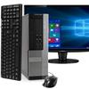 DELL Optiplex 9020 Desktop Computer PC Intel Quad-Core i5 1TB HDD 16GB DDR3 RAM Windows 10 Pro DVD WIFI New 24in Monitor USB Keyboard and Mouse (Used - Like New)