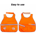 Size XL Orange Pet Dog Reflective Vest Dog Reflective Clothing Outdoor Reflective Printing Waterproof Oxford Cloth Four Seasons Universal Pet