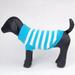 yuehao pet supplies popular fashion pet winter warm sweater interval color pet clothes pet sweater blue