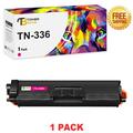 Toner Bank 1-Pack Compatible Toner Cartridge for Brother TN-336M TN336 HL-L8250CDN L8350CDW L8350CDWT MFC-L8600CDW L8850CDW Printer Replacement Toner Ink Magenta