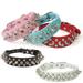 1 Pcs Soft Faux Leather Spiked Dog Collar with Rivets and Studs Puppy Collars Adjustable for Small Medium Large Dogs (XS/S/M/L)