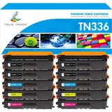 True Image 10-Pack Compatible Toner Cartridge for Brother TN-336BK TN336 Work with HL-4150CDN HL-8350CDWT MFC-L8850CDW MFC-L8600CDW MFC-9970CD Printer (4*Black 2*Cyan 2*Magenta 2*Yellow)