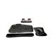 Logitech MK550 Comfort Wave Wireless Keyboard & Mouse Combo Travel Home Office Modern Bundle with Set of 2 Pro Portable Wireless Bluetooth Speakers Charging Tray Gel Wrist Pad & Gel Mouse Pad