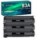 83A Toner Cartridge Replacement Compatible for HP 83A CF283A High Yield (Black 3-Pack)