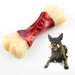 PcEoTllar Dog Toys for Aggressive Chewers Large Breed Beef Flavor Nylon Durable Dog Teething Chew Toys Nylon Bones for Medium Large Dogs