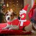 Magazine Novelty Christmas Dog Costumes Pet Clothes Dressing Up Riding Change Outfits