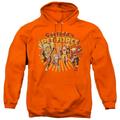 Garfield Pet Force Burst Adult Pullover Hoodie Sweatshirt Orange