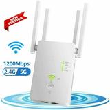 BASSTOP 2.4G/5G Dual Band WiFi Repeater 1200Mbps WIFI Range Extender Wifi Signal Booster