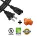 AC Power Cord Figure 8 for Panasonic VIERA LED HDTV (Specific Models Only) - 15ft