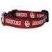 Brand New Oklahoma Pet Dog Collar(Medium) Official Sooners Colors/Logo