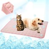 Pet Cooling Mats for Dogs Cooling Pad Cool Dog Bed Mats Cat Bed Mats Self Cooling Mat Pad for Kennels Crates and Beds Avoid Overheating No Need to Freeze