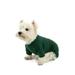 Leveret Dog Cotton Pajama Solid Uniform Green XS