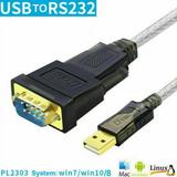 OUSITAID USB To RS232 Serial Adapter 1M USB To Serial Converter DB9 9 Pin Port RS232 Cable for PAD Serial Modems Router GPS Firmware Update