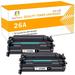 Toner H-Party Compatible Toner Cartridge Replacement for HP 26A CF226A 26X CF226X Laserjet Pro M402dn M402n M402dw Laserjet Pro MFP M426fdw M426fdn M426dw Printer (Black 2-Pack)