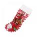 Premium Dog Christmas Stocking Set with Cat Toys Assorted Squeaky Toys of Dog Boot Toy and Bone Knotted Rope Toy