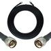 Bolton400 Cable - LMR400 Equivalent Coaxial Cable 75ft - Heavy Duty Ultra Low Loss Coax Cable 50ohm - N Male to N Male - 75 Feet Black - for Home and Commercial Signal Booster Installations