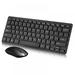 2.4G Wireless Silent Keyboard and Mouse Mini Multimedia Keyboard Mouse Combo Set for PC Iphone Ipad Android Tablet Win Phone