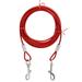 3m Dog Tie Out Cable|Tie-Out Cable for Dogs up to 100 lbs|Heavy Duty Pet Tie Out Cable Outdoor Dog Camping Accessories