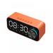 Wireless Bluetooth 5.0LED Alarm Clock Speaker Support TF Card FM Radio Bedroom USB Alarm Clock LED Time Display Double Alarm Clock Setting Type-C Plug Cable Design