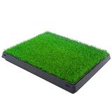Dog Pee Potty Pad Bathroom Tinkle Artificial Grass Turf Portable Potty Trainer with Drawer and Wall