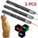 WEWE Laser Pointer Cat Laser Toys Cat Toys 3 Packs 900Mile Strong Pointer Pen Multi Purpose (Red Green Purple)