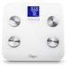 Ozeri Touch 440 lbs Total Body Bath Scale - Measures Weight Fat Muscle Bone and Hydration with Auto Recognition and