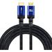 Ritz Gear 4K HDMI Cable 6 ft [3-Pack] - Blue - Braided Nylon Cord & 24K Gold Plated Connectors Ritz Gear High Speed HDMI 2.0 with Ethernet