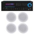 Technical Pro RX55URIBT Home Theater Bluetooth Receiver+(4) 8 Ceiling Speakers