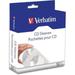 Verbatim-2PK Verbatim Cd/Dvd Paper Sleeves With Clear Window - 50pk Box - Sleeve - Paper