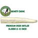 Hearty Chews - Premium DEER Antlers for Dogs Naturally Shed All Organic Grade A Antler Dog Chew Great Teeth & Gum Health Long Lasting Treat from Heartland Regions - EXTRA LARGE (About 8-10 inches)