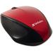 Verbatim Wireless Notebook Multi-Trac Blue LED Mouse - Red - Blue Optical - Wireless - Radio Frequency - Red - USB 2.0 - Scroll Wheel - 2 Button(s) | Bundle of 5