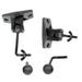 VideoSecu 2 Packs of Ceiling and Wall Speaker Mount Satellite Surround Sound Home Theater Brackets in Black 1ST