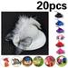 Chicken Hat 20 Pcs Chicken Helmet for Hens Mini Hat Chicken Accessories Funny Parrot Hats Small Pet Hats Small Pet Hat for Chicken Bird Duck Small Reptile Animal Costume