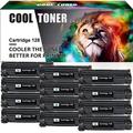 Cool Toner 128 Black Toner Cartridge Compatible for Canon 128 Cartridge 128 CRG128 for Canon imageCLASS MF4450 MF4500 4700 4800 Series D500 Series L100 L190 Laser Printers(Black 12-Pack)