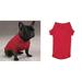 POLO DOG SHIRT Preppy Button Down Cotton Shirts for Dogs 5 Colors To Choose From(Small - 12 Tomato Red)