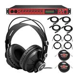 Focusrite Clarett+ 8Pre 18-in/20-out Audio Interface with Headphones Bundle