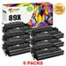 Toner Bank 6-Pack Compatible Toner Cartridge No Chip for HP CF289X 89X LaserJet Enterprise MFP-M528dn M528f Flow MFP-M528c M528z M507x M507n M507dn Printer Cartridge Black