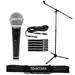 Samson M10 Handheld Dynamic Vocal Microphone with Microphone Boom Stand Package