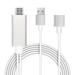 iPhone HDMI Cables Adapter S7 HDMI Cable to TV Lightning to HDMI 1080P Digital AV Adapter 3 Feet Metal 3 in 1 Smartphone to HDMI/Micro USB/TYPE C Adapter for iPhone/iPad/S9/S8/Note 8 and More
