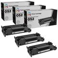 LD Compatible Toner Cartridge Replacement for Canon 052 2199C001 (Black 3-Pack)