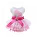 Dog Dresses Fashion Pet Dog Clothes Striped Mesh Puppy Dog Princess Dresses