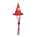 Pet Halloween Costume Adjustable Magic Witch Hat with Star Decor for Cats and Small Dogs