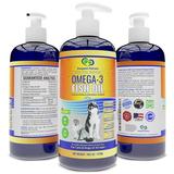 Snappies Petcare Omega 3 Fish Oil for Dogs and Cats â€“ Wild & Pure Icelandic Liquid Fish Oil Supplement - No Odor & More EPA & DHA Than Salmon Oil for Optimal Pet Nutr