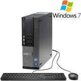 Dell 7010 SFF Desktop PC with Intel Core i5-3470 Processor 16GB Memory 480SSD Hard Drive and Windows 7 Pro (Monitor Not Included) - Used - Like New