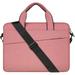 RAINYEAR 13 Inch Laptop Sleeve Shoulder Bag Compatible with MacBook Pro 14 M1 A2442 13 MacBook Air/Pro 13.3 Chromebook Notebook Polyester Messenger Bag Carrying Case Briefcase (Pink)