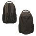 Zip Checker Laptop Backpack Black Dark Grey