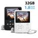 Portable MP3 Music MP4 Player with Radio Digital LCD Screen Support up to 32GB TF Card Supports Radio Voice Recording TXT E-book and Pictures Browsing with Earphone